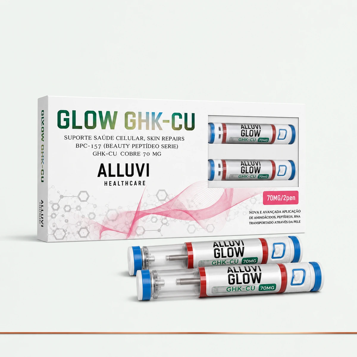 PEP GLOW ALLUVI 70MG 2 CANETA