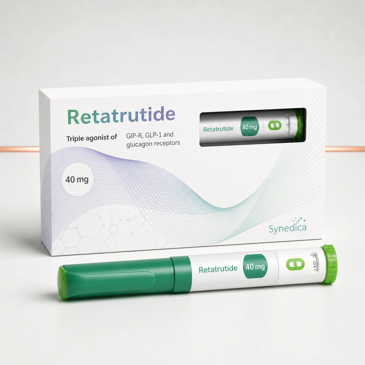 RETATRUTIDE SYNEDICA CANETA VERDE 40MG